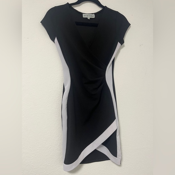 Almost Famous Dresses & Skirts - Almost Famous Asymmetrical Dress in Black and White